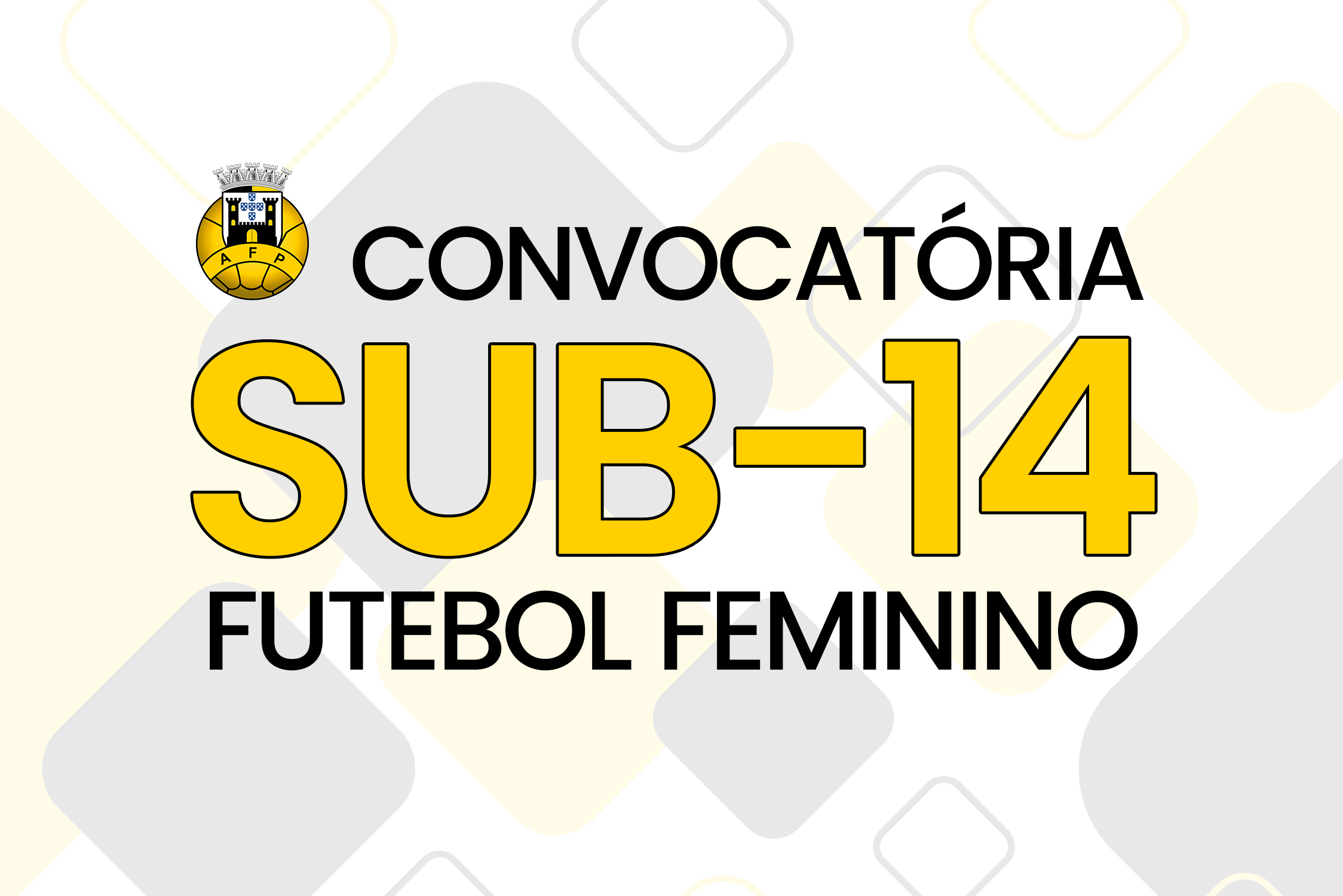 Seleção Distrital Sub-14 - Futebol Feminino - 1º Treino